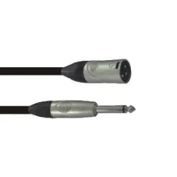 Metro PXJ-005/1M Καλώδιο 3-pin XLR male σε 6,3mm Jack mono 1m