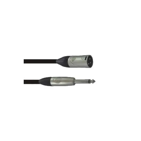 Metro PXJ-005/1M Καλώδιο 3-pin XLR male σε 6,3mm Jack mono 1m