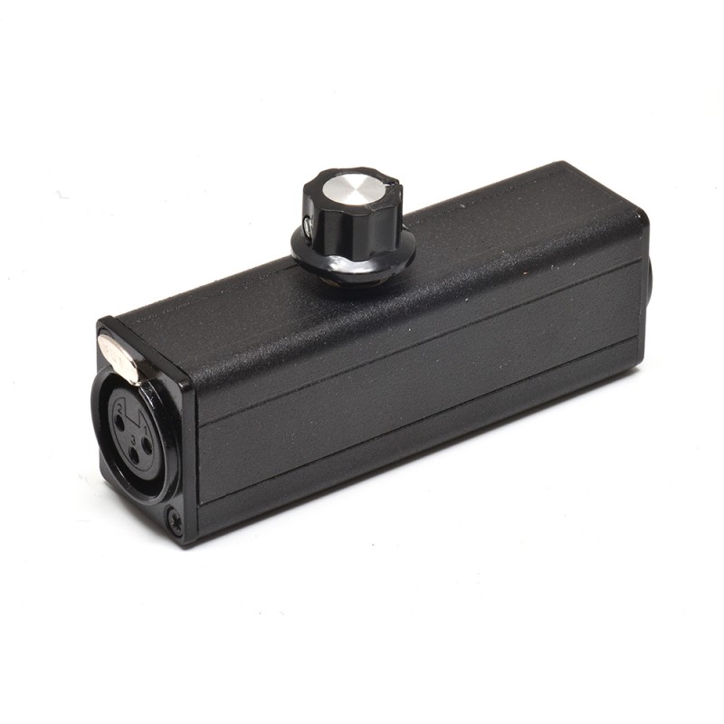 Metro A-116 Αντάπτορας 3-pin XLR male σε 3-pin XLR female με ρυθμιστή έντασης