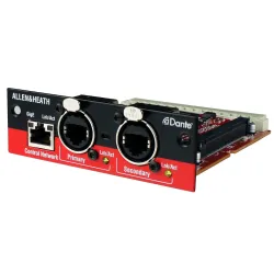 Allen & Heath SQ-DANTE32x32 Dante Audio Interface for SQ/AHM series - 32x32, 96kHZ/48kHz