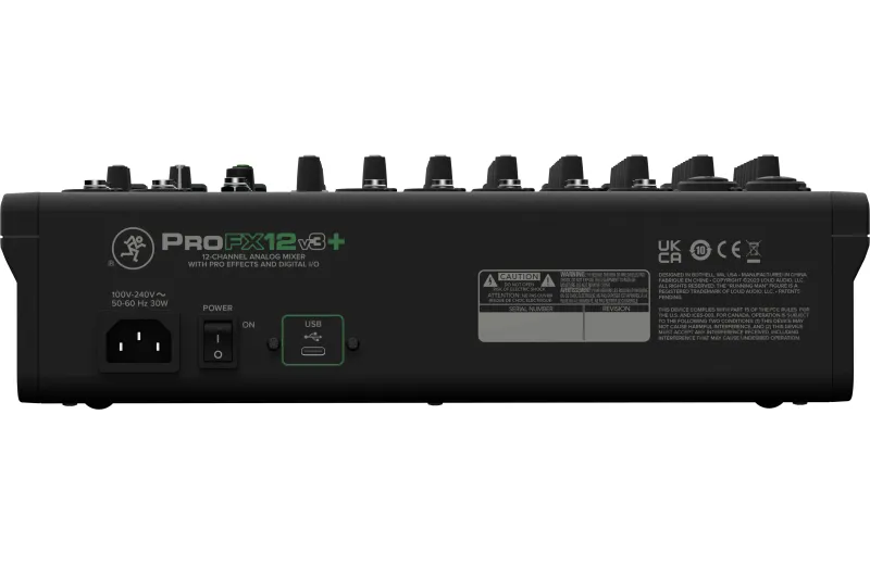 Mackie ProFX12v3+ Αναλογική Κονσόλα Ήχου