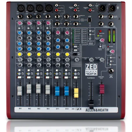 Allen & Heath Zed 60-10FX  Analogue Sound Console
