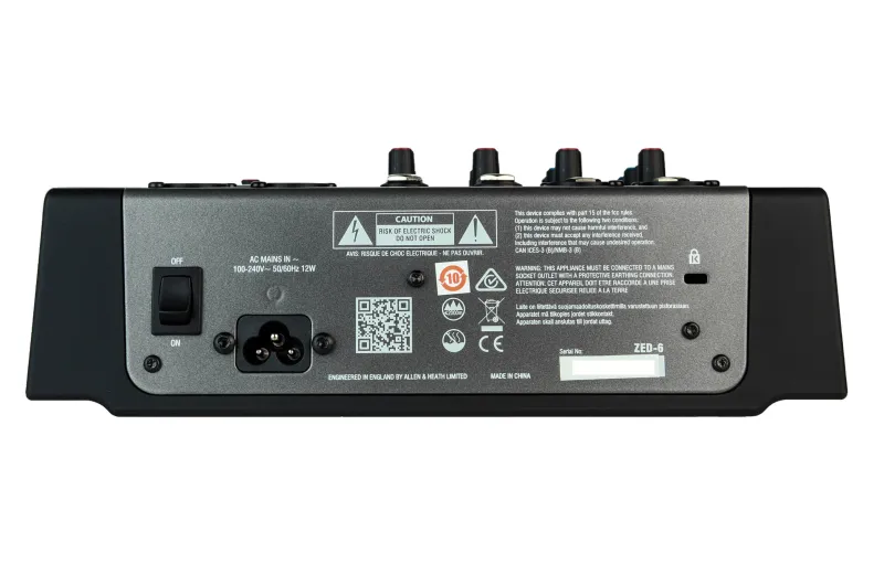 Allen & Heath Zed -6  Analogue Sound Console