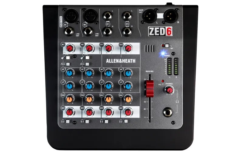 Allen & Heath Zed -6  Analogue Sound Console