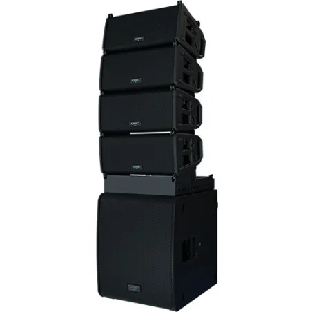 QSC Line Array LA108 Powered Speaker - Black