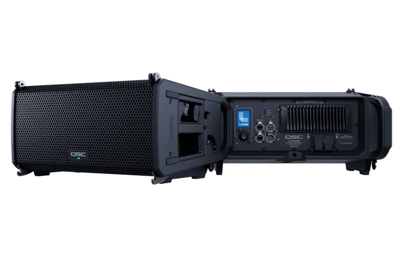 QSC Line Array LA108 Powered Speaker - Black