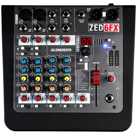 Allen & Heath Zed -6FX  Analogue Sound Console