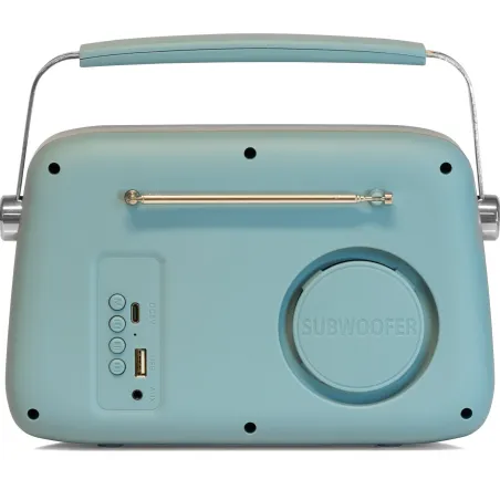 Madison Freesound-VR40BLU-MAT Φορητό Ραδιόφωνο Bluetooth