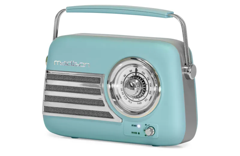 Madison Freesound-VR40BLU-MAT Φορητό Ραδιόφωνο Bluetooth