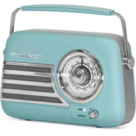 Madison Freesound-VR40BLU-MAT Φορητό Ραδιόφωνο Bluetooth