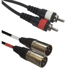 AC-2XM-2RM/5 XLR to RCA Accurable