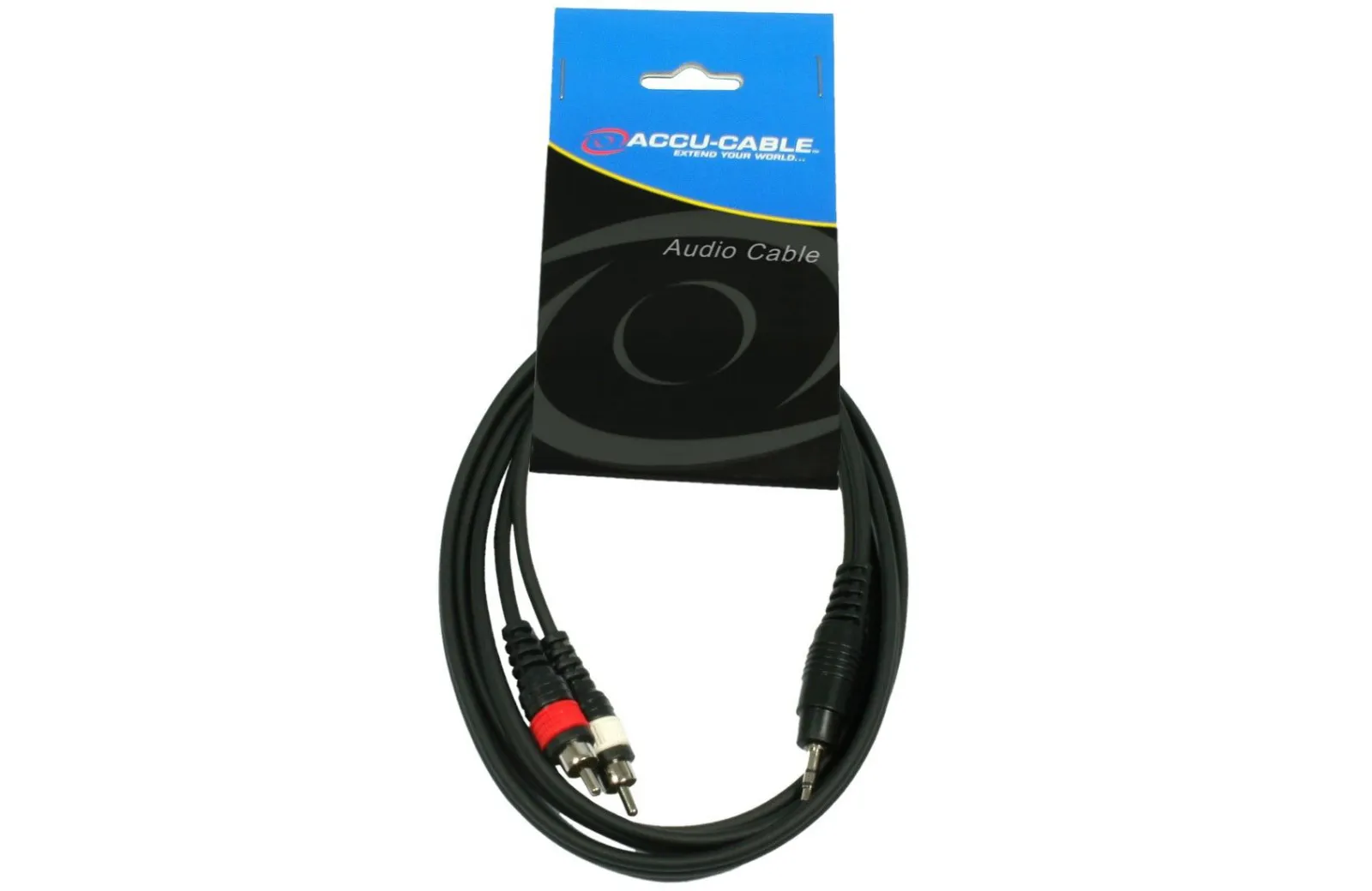 Accu Cable AC-2XM-2RM/3 - Câble Audio 2 X XLR Mâle Vers 2 X RCA (3 Mètres)