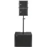 Metro Audio Systems LA-180FL Passive Subwoofer - Black