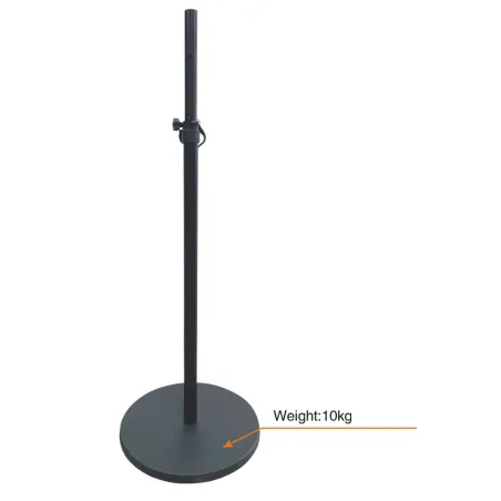 Standsteel ST-SR41181BK Βάση ηχείου Δαπέδου με Στρογγυλή Βάση - Μαύρο