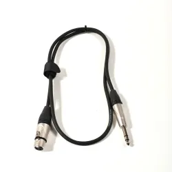 Onsei ON-I31710 Audio Cable 3-pin XLR Female to 6.3 Jack Stereo 1m