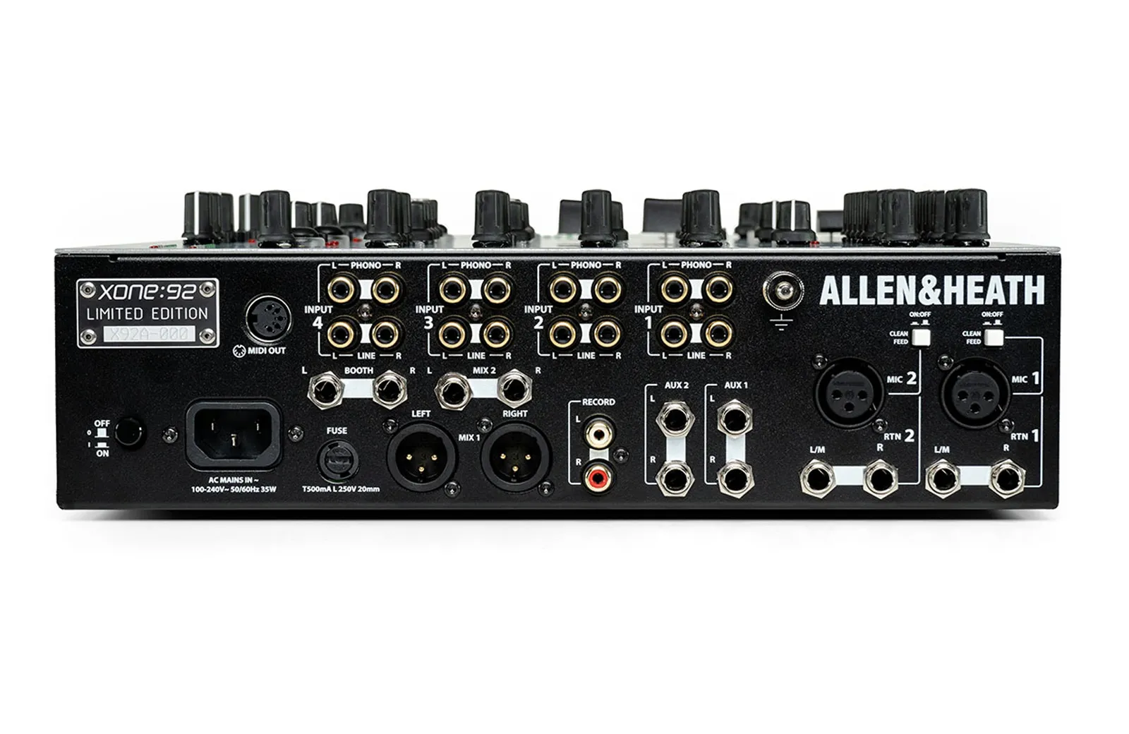 【美品】Allen & Heath Xone:92 L Amazon | Allen & Heath XONE : 92L プロフェッショナル 6ch DJ