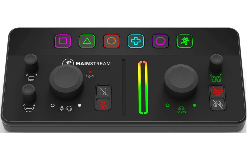 Mackie MainStream Ολοκληρωμένο Live Streaming και Video Capture Interface με προγραμματιζόμενα Control Keys