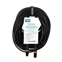 ACCU-CABLE AC-PRO Audio Cable 3-pin XLR Male - 3-pin XLR Female 30m