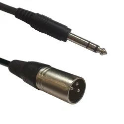Accucable AC-XM-J6S/1.5M XLR male to jack balanced