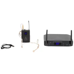 Bler Audio BR-170HSL Wireless Microphone System with Lavalier & Headset