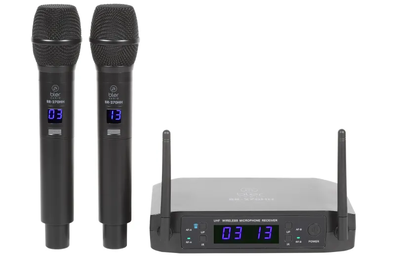 Bler Audio BR-270HH Ασύρματο Σύστημα 2 Μικροφώνων