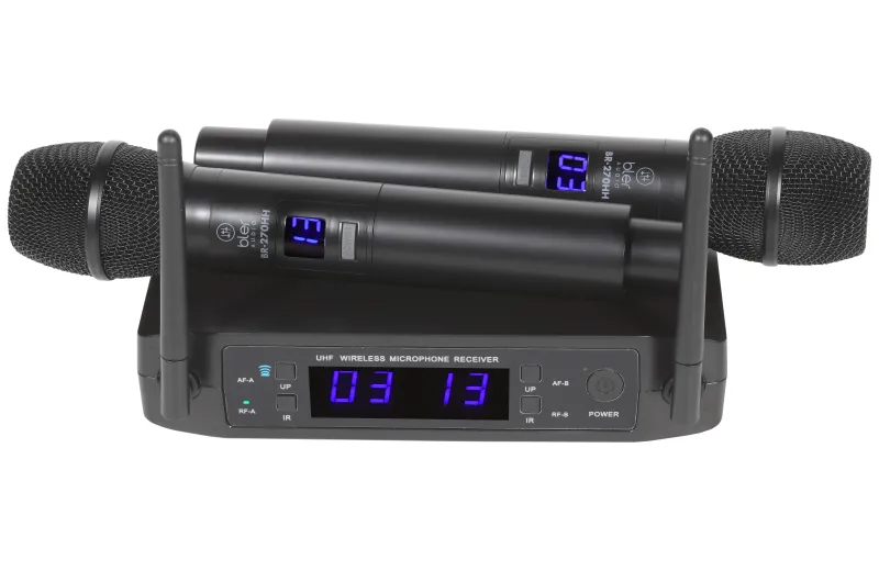 Bler Audio BR-270HH Ασύρματο Σύστημα 2 Μικροφώνων