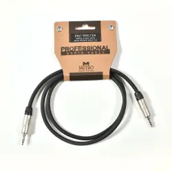 Metro PMJ-002/1M Καλώδιο Σήματος 3,5mm Mini Jack Stereo Male 1m