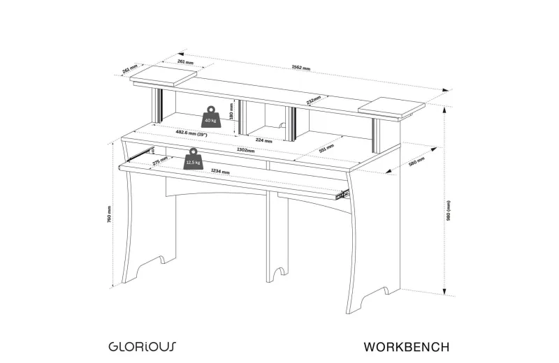 Glorious Workbench Black