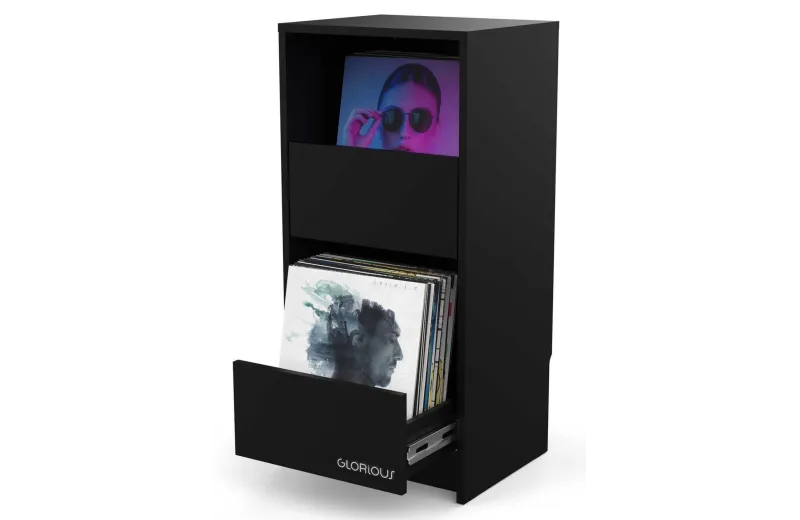 Glorious Vinyl Vault Έπιπλο Αποθήκευσης Βινυλίων - Μαύρο