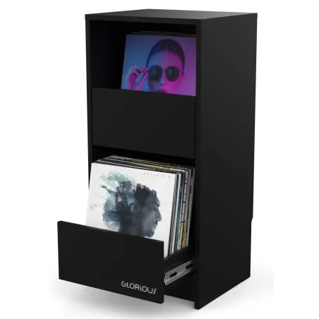 Glorious Vinyl Vault Έπιπλο Αποθήκευσης Βινυλίων - Μαύρο