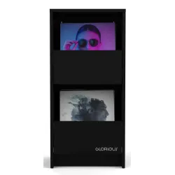 Glorious Vinyl Vault Έπιπλο Αποθήκευσης Βινυλίων - Μαύρο