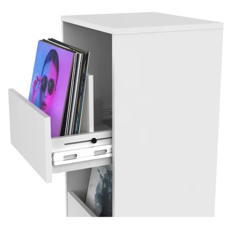 Glorious Vinyl Vault Έπιπλο Αποθήκευσης Βινυλίων - Λευκό