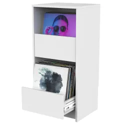 Glorious Vinyl Vault Έπιπλο Αποθήκευσης Βινυλίων - Λευκό