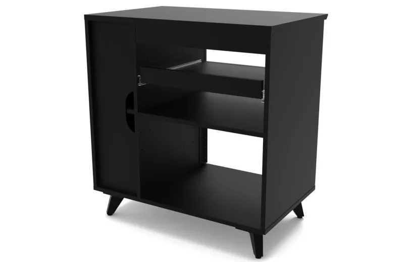 Glorious Modular Side Rack Μαύρο