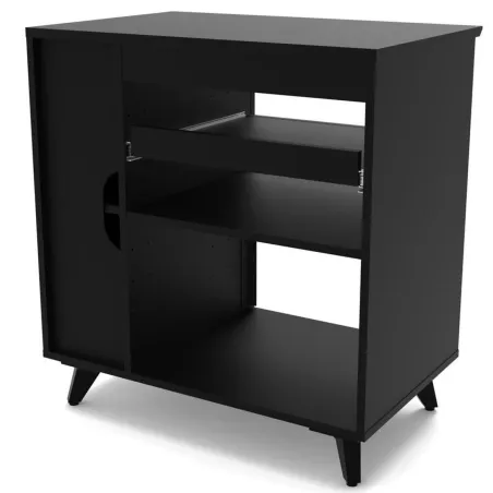 Glorious Modular Side Rack Μαύρο