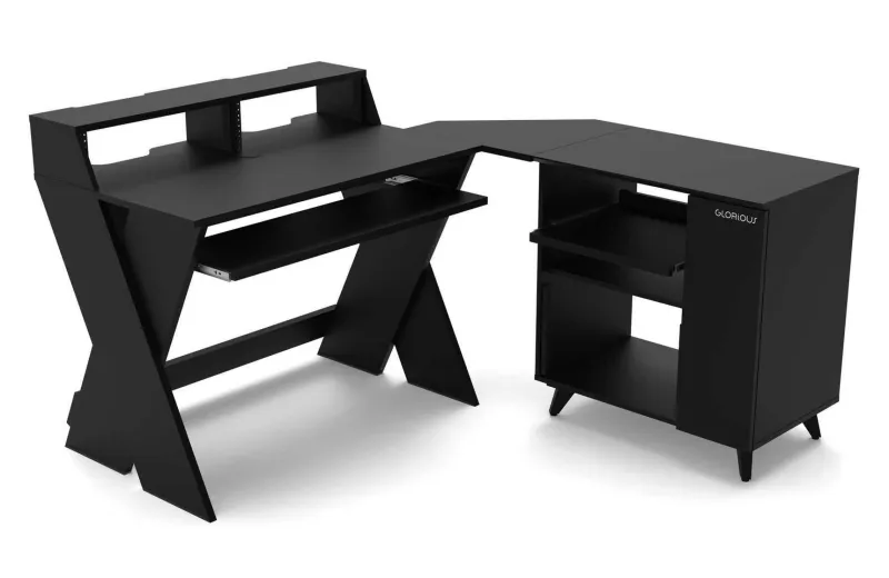 Glorious Modular Side Rack Μαύρο