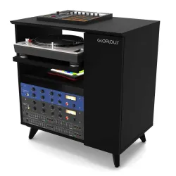 Glorious Modular Side Rack Μαύρο