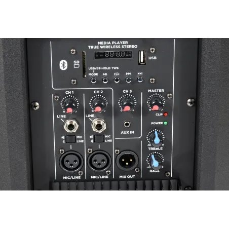 Metro Audio Systems ES215A Αυτοενισχυόμενο Ηχείο με Bluetooth - Μαύρο