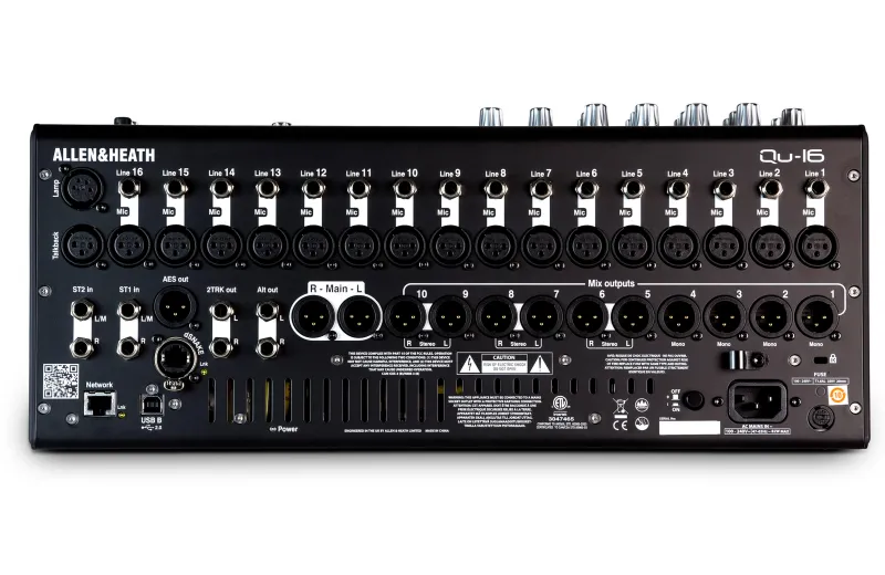 Allen & Heath QU-16 Chrome Ψηφιακή Κονσόλα Ήχου