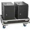 Metro Audio Systems FC-LA-150S/2-1 Flightcase for 2 pcs LA-150S Passive Subwoofer