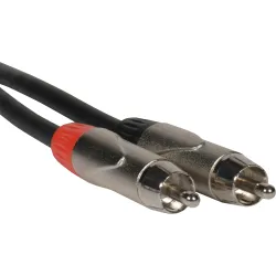Metro Audio Systems PY-030 Καλώδιο Ήχου 1 RCA Θηλυκό Σε 2 RCA Αρσενικά 0.5m Μαύρο