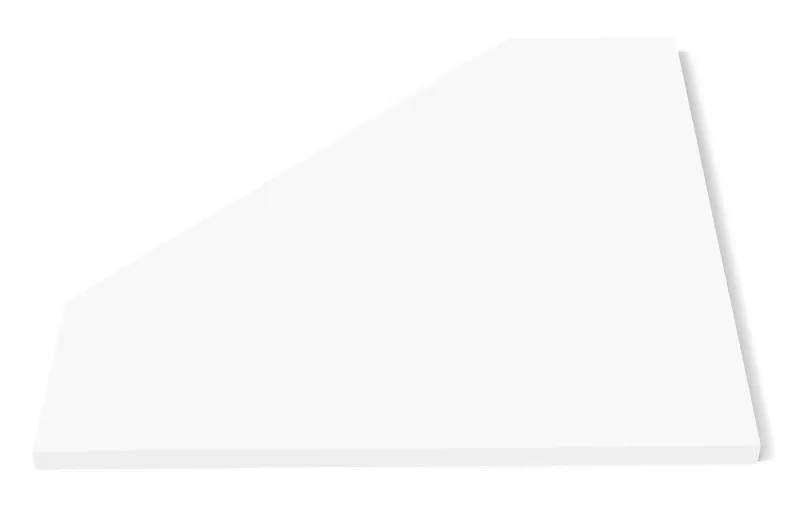 Glorious Modular Side Rack Πρόσθετη Επιφάνεια Σύνδεσης 2 επίπλων - Λευκό