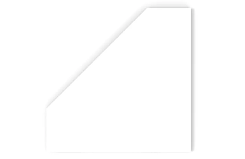 Glorious Modular Side Rack Πρόσθετη Επιφάνεια Σύνδεσης 2 επίπλων - Λευκό