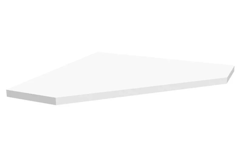 Glorious Modular Side Rack Πρόσθετη Επιφάνεια Σύνδεσης 2 επίπλων - Λευκό