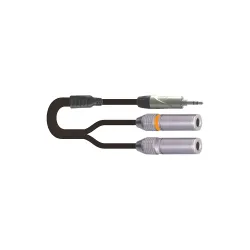 ONSEI ON-Y22210 Καλώδιο 2 x RCA Θηλυκά Σε 3.5mm Mini Jack Αρσενικό Stereo 1m