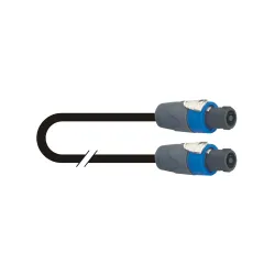 ONSEI ON-SC40502 Τερματισμένο καλώδιο ηχείου 2 x 2.5mm speakon αρσενικό σε speakon αρσενικό 5m.