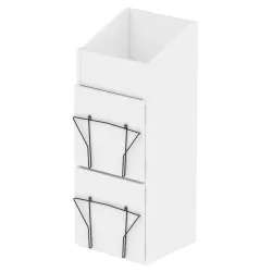 Glorious Record Box Display Door White