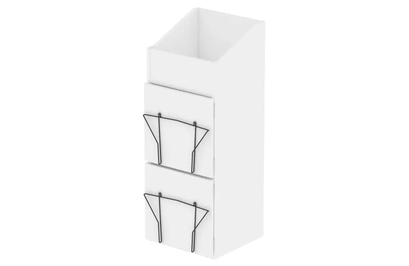 Glorious Record Box Display Door White