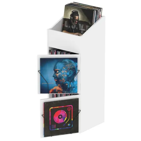 Glorious Record Box Display Door White