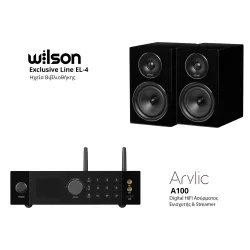 Wilson Exclusive Line EL-4 + Arylic A100 Bundle Μαύρο